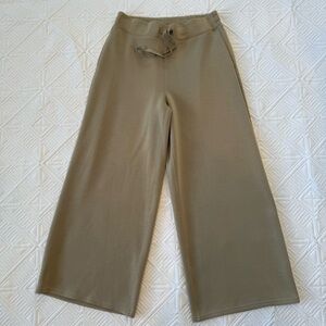Spanx Air Eesentials Wide Leg Crop Pants Size M